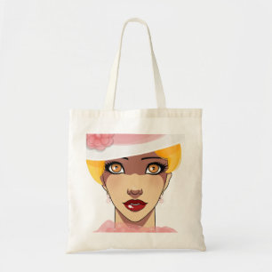 Bolsa Tote Vintage Flapper Woman 