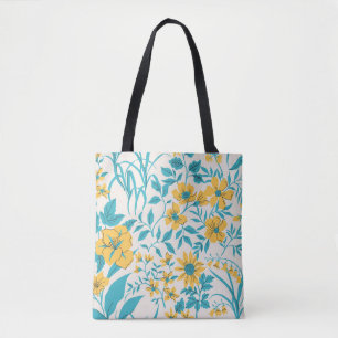 Bolsa Tote Vintage Floral: Liberty Motif Sem Olho