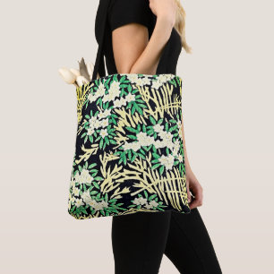 Bolsa Tote Vintage Floral Trabalho de arte - Sonhos da Flores