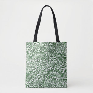 Bolsa Tote Vintage Floral William Morris Willow Bough Green