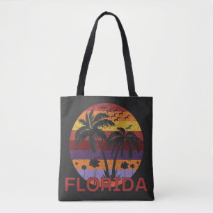 Bolsa Tote Vintage Florida USA Summer Beach