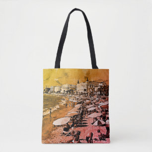 Bolsa Tote Vintage France Cannes praia