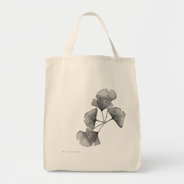 Bolsa Tote Vintage Gingko Tote Bag (Frente)