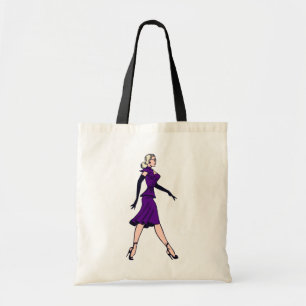 Bolsa Tote Vintage Glamor Girl, Retro Blonar Secretary