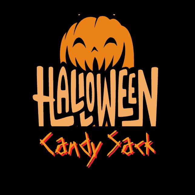 Bolsa Tote Vintage Halloween Candy Sack (Criador carregado)