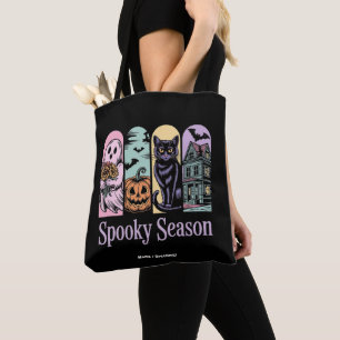 Bolsa Tote Vintage Halloween Horror Spooky Season Cute Creepy