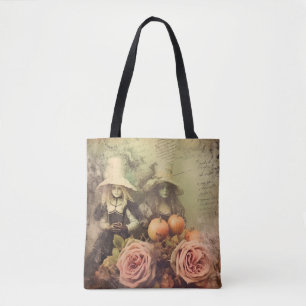 Bolsa Tote Vintage Halloween Witchcraft (1)