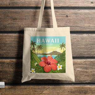 Bolsa Tote Vintage Hawaii
