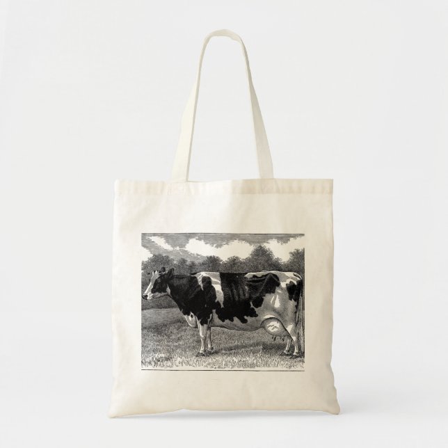 Bolsa Tote Vintage Holstein (Frente)