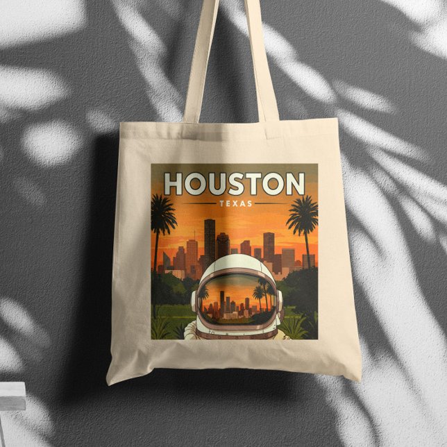 Bolsa Tote Vintage Houston Texas (Criador carregado)