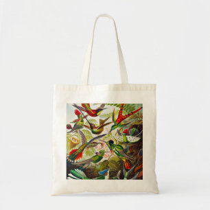 Bolsa Tote Vintage Hummingbird por Ernst Haeckel