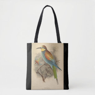 Bolsa Tote Vintage - Ilustração do Bee-Eater Europeu