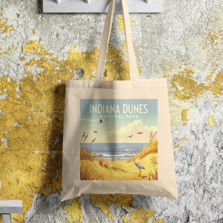 Bolsa Tote Vintage Indiana Dunes National Park