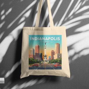 Bolsa Tote Vintage Indianapolis Indiana