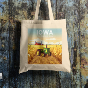 Bolsa Tote Vintage Iowa