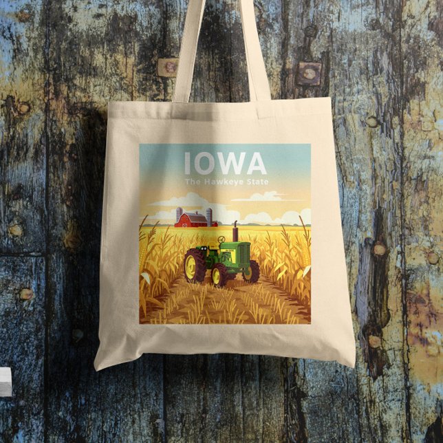 Bolsa Tote Vintage Iowa (Criador carregado)