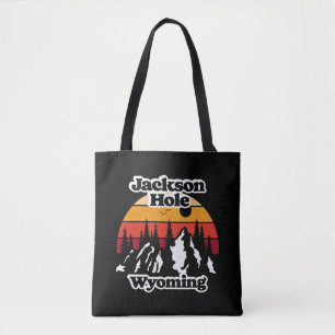 Bolsa Tote Vintage Jackson Hole Wyoming