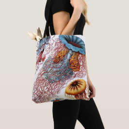 Bolsa Tote Vintage Jellyfish, de Ernst Haeckel, Discomedusae