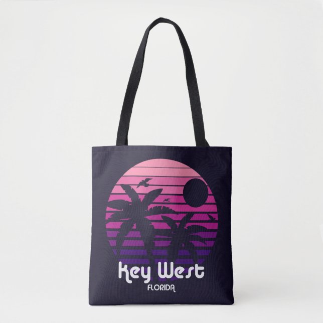 Bolsa Tote Vintage Key West Florida (Frente)