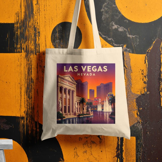 Bolsa Tote Vintage Las Vegas Nevada (Criador carregado)