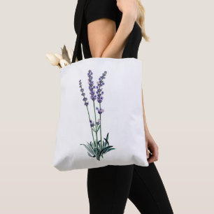 Bolsa Tote Vintage Lavanda Flor