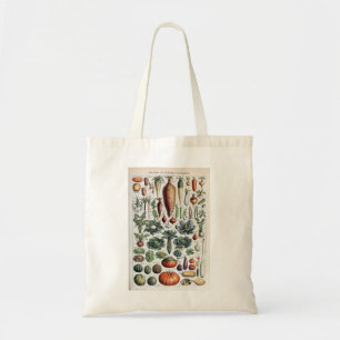 Bolsa Tote Vintage Legumes Franceses e Plantes Potageres