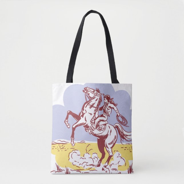 Bolsa Tote Vintage Line Drawing. (Frente)
