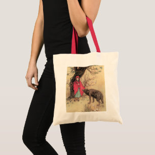 Bolsa Tote Vintage Little Red Riding Hood by Warwick Goble