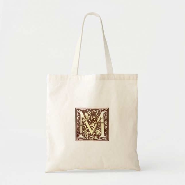 Bolsa Tote Vintage M inicial (Frente)