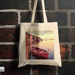 Bolsa Tote Vintage Massachusetts