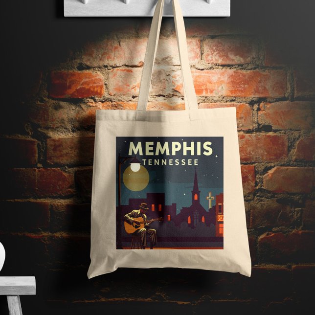 Bolsa Tote Vintage Memphis Tennessee (Criador carregado)