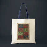 Bolsa Tote Vintage Menorah, Festival das Luzes Feliz Hanukkah<br><div class="desc">Ilustração Vintage da Judaica religiosa apresentando uma antiga Menorah com velas. Feliz Hanukkah Chanukah,  Chanukkah ou Chanuka! O Festival das Luzes e o Banquete da Dedicação,  é um feriado judeu de oito dias.</div>