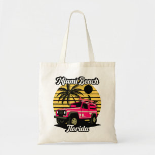 Bolsa Tote Vintage Miami Beach Flórida