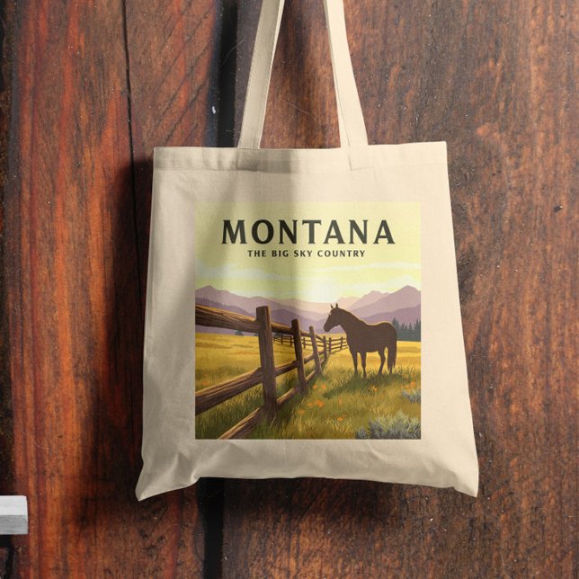 Bolsa Tote Vintage Montana (Criador carregado)
