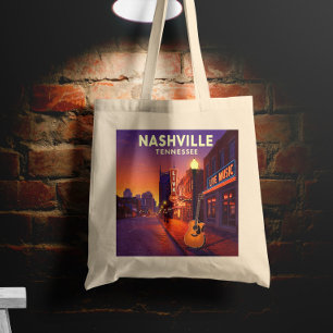 Bolsa Tote Vintage Nashville Tennessee