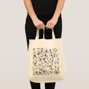 Bolsa Tote Vintage Neon Penguin Balões de Natal