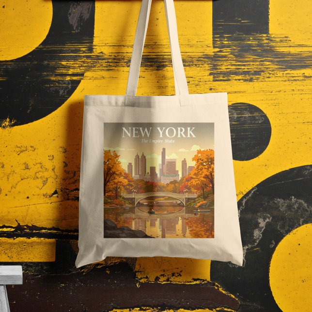 Bolsa Tote Vintage Nova York (Criador carregado)