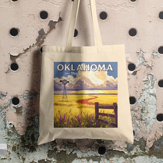 Bolsa Tote Vintage Oklahoma (Criador carregado)