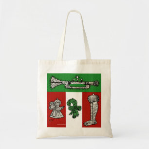 Bolsa Tote Vintage Ornaments