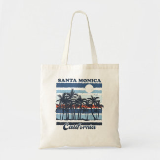 Bolsa Tote Vintage Papais noeis Monica California Beach Souve