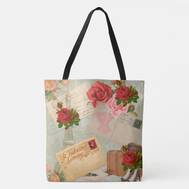 Bolsa Tote Vintage Paris (Frente)