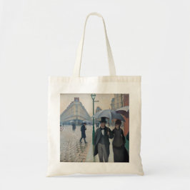 Bolsa Tote Vintage Paris Street em um Dia de Chuva
