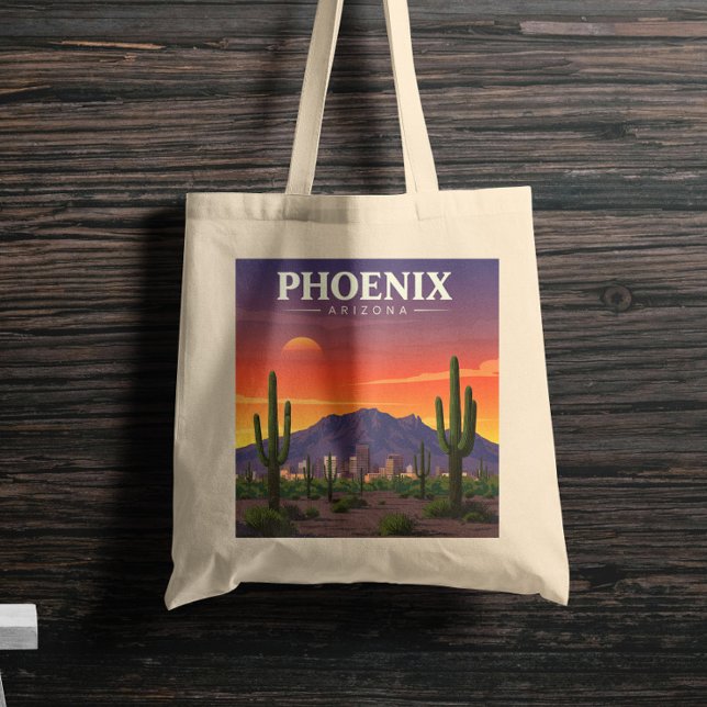 Bolsa Tote Vintage Phoenix Arizona (Criador carregado)