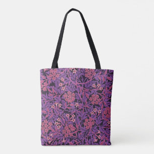 Bolsa Tote Vintage Purple Pink Jasmine por William Morris