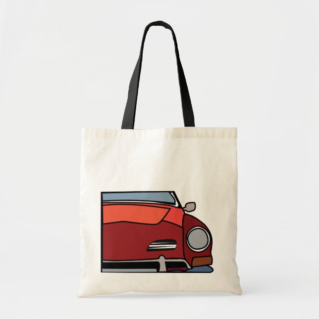 Bolsa Tote Vintage Red Car (Frente)
