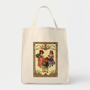 Bolsa Tote Vintage Reproduction Art Victorian Children Bag