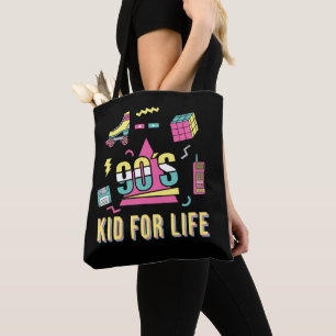 Bolsa Tote Vintage Retro 90's Kid For Life 1990s Noventa