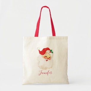 Bolsa Tote Vintage Retro Jolly Old Papai Noel Natal