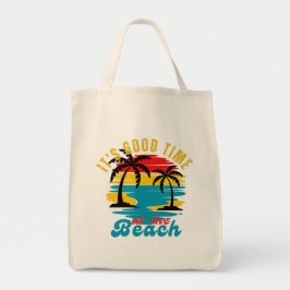 Bolsa Tote Vintage Retro Palm Nature Adventure Beach