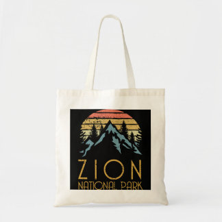 Bolsa Tote Vintage Retro Zion National Park Utah